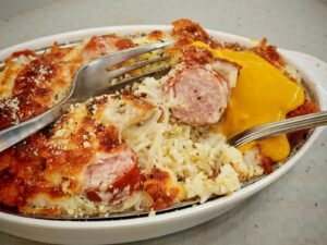 Oven baked rice